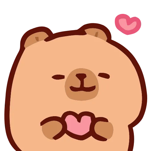 Стикер 26 Capybara