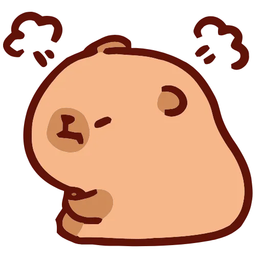 Стикер 10 Capybara
