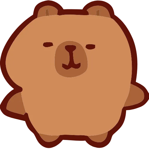 Стикер 20 Capybara
