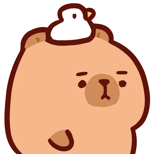 Стикер 18 Capybara