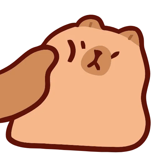 Стикер 33 Capybara