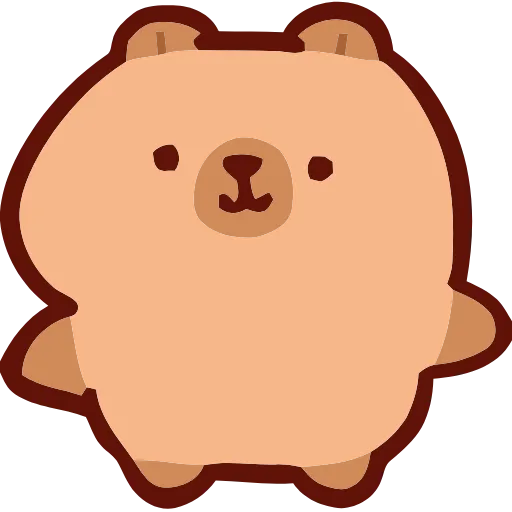 Стикер 22 Capybara
