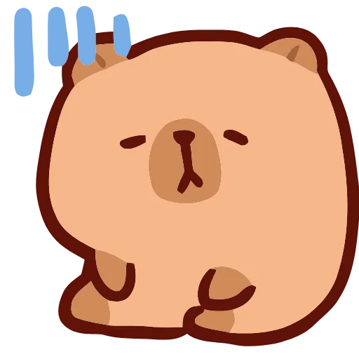 Стикер 17 Capybara