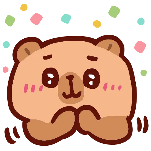 Стикер 38 Capybara