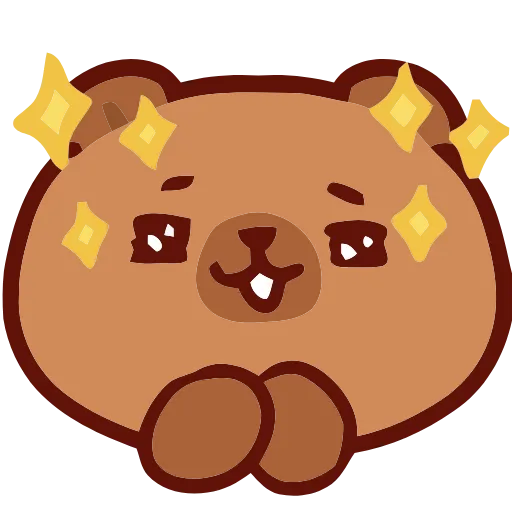 Стикер 2 Capybara