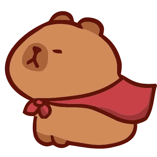 Стикер 4 Capybara