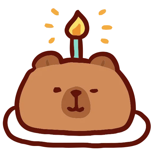 Стикер 39 Capybara
