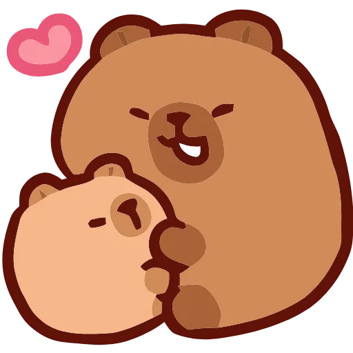 Стикер 35 Capybara