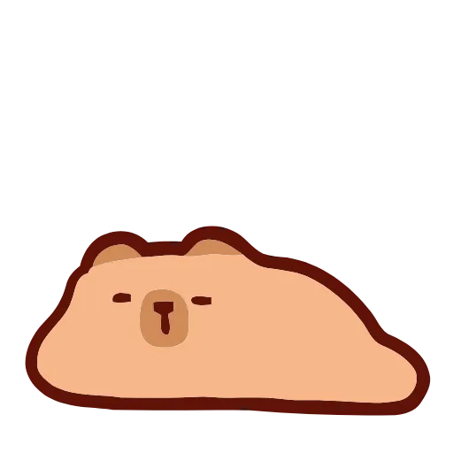Стикер 28 Capybara