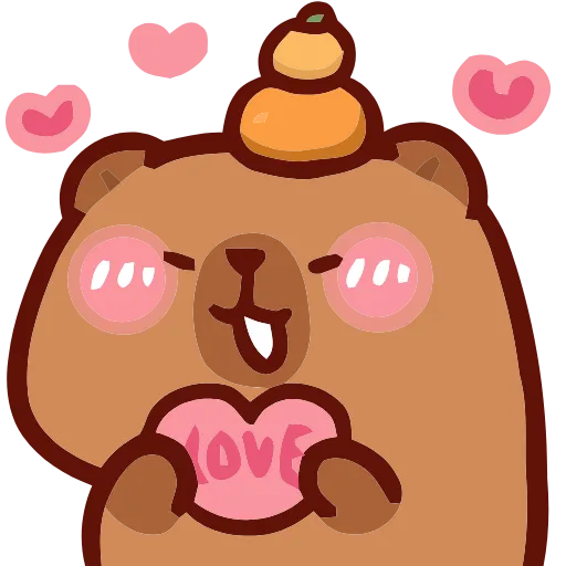 Стикер 21 Capybara