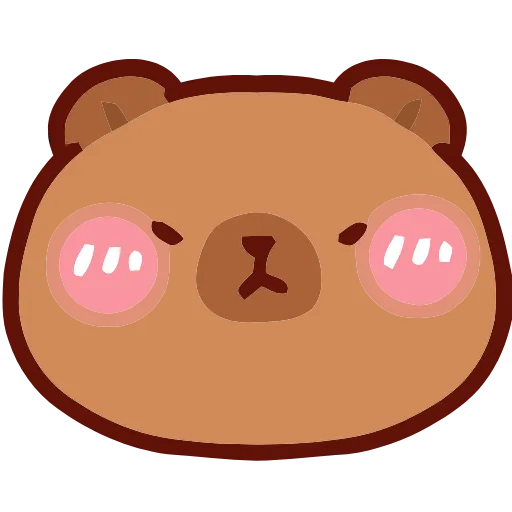 Стикер 3 Capybara