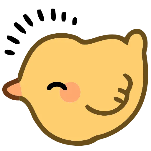 Стикер 6 Cute Chick
