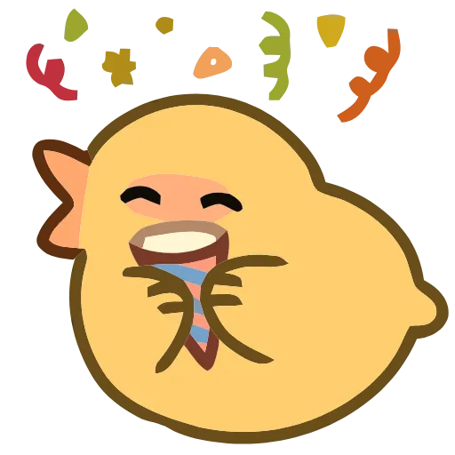 Стикер 25 Cute Chick