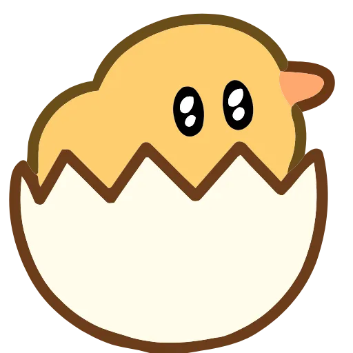 Стикер 12 Cute Chick