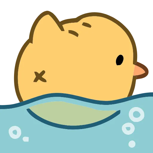 Стикер 3 Cute Chick
