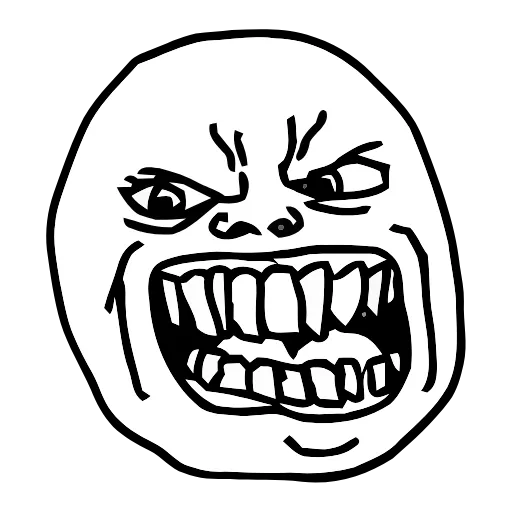 Стикер 9 😏 Набор эмоджи с мемасными рожицами в HD качестве