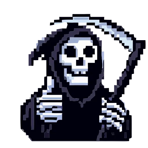Стикер 25 Grim Reaper