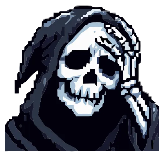 Стикер 30 Grim Reaper