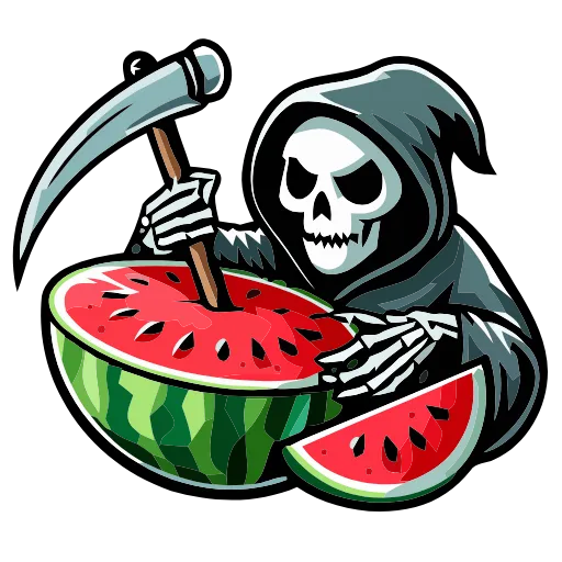 Стикер 60 Grim Reaper