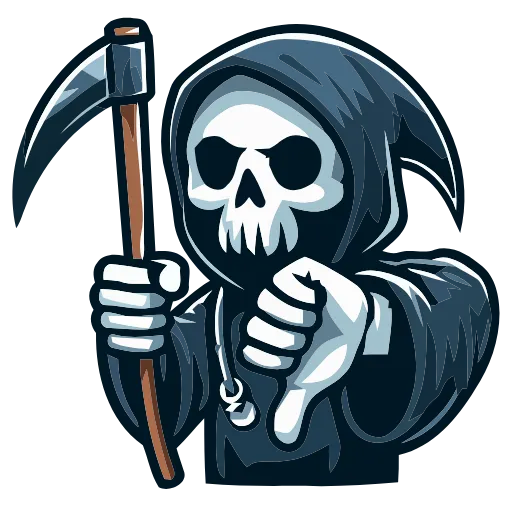 Стикер 47 Grim Reaper