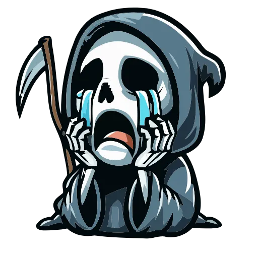 Стикер 40 Grim Reaper