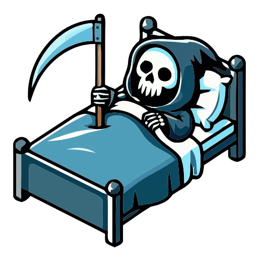 Стикер 50 Grim Reaper