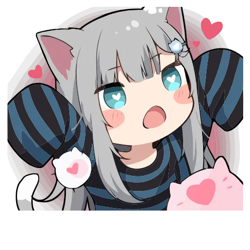Стикер 55 Nachoneko