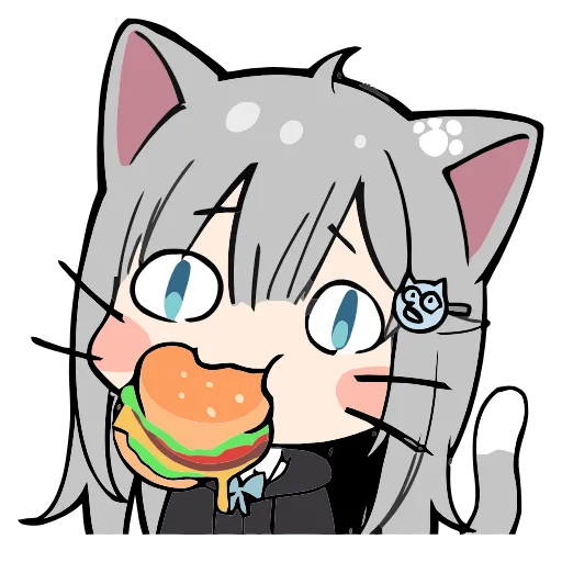 Стикер 50 Nachoneko