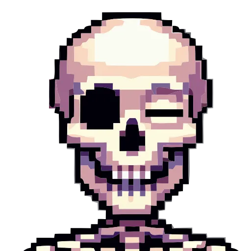 Стикер 59 💀 Набор эмоджи со скелетонами в HD качестве
