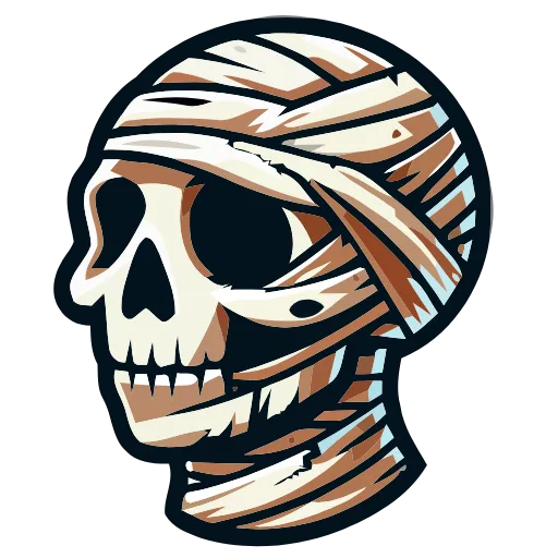 Стикер 16 💀 Набор эмоджи со скелетонами в HD качестве