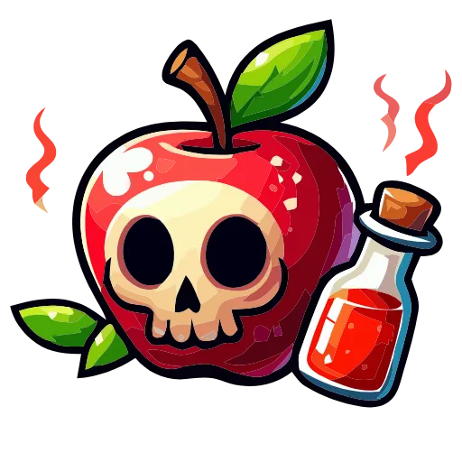 Стикер 8 💀 Набор эмоджи со скелетонами в HD качестве