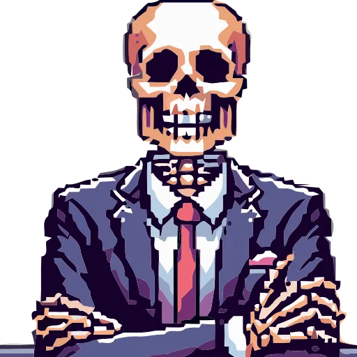 Стикер 54 💀 Набор эмоджи со скелетонами в HD качестве
