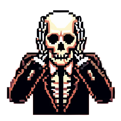 Стикер 53 💀 Набор эмоджи со скелетонами в HD качестве