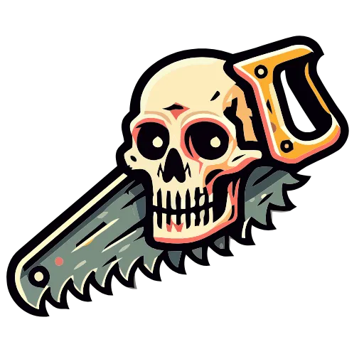Стикер 4 💀 Набор эмоджи со скелетонами в HD качестве