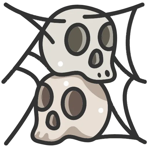 Стикер 18 Hd Skulls