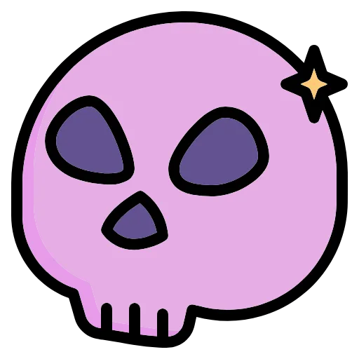 Стикер 54 Hd Skulls