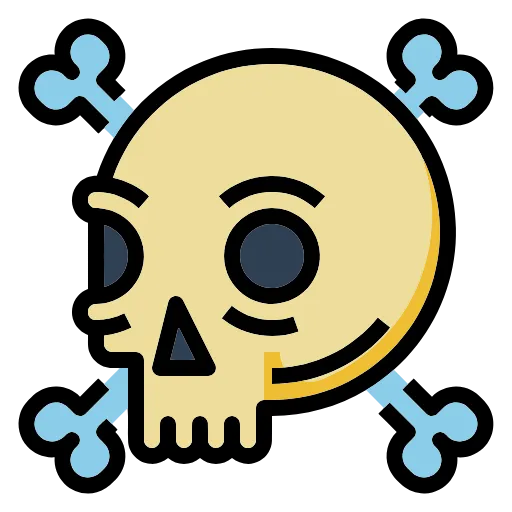 Стикер 10 Hd Skulls