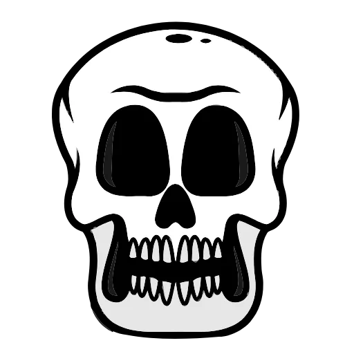 Стикер 11 Hd Skulls