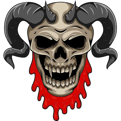 Стикер 35 Hd Skulls