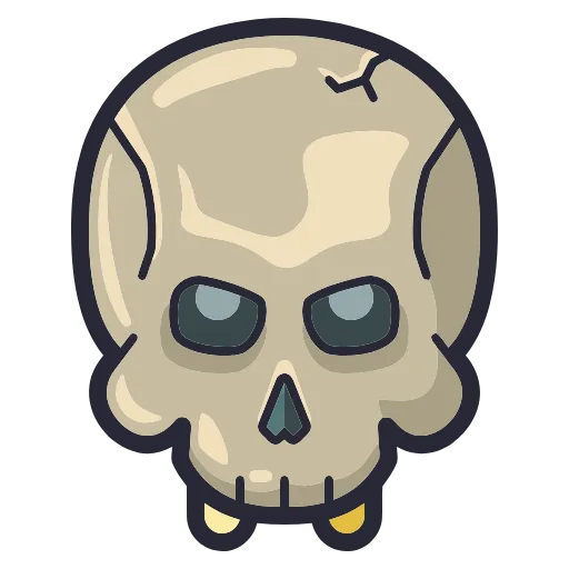 Стикер 50 Hd Skulls