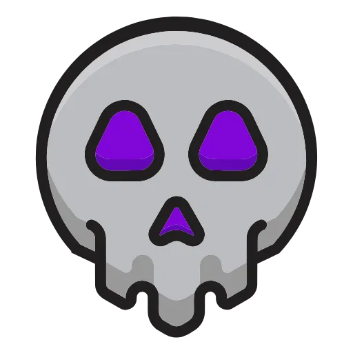 Стикер 7 Hd Skulls