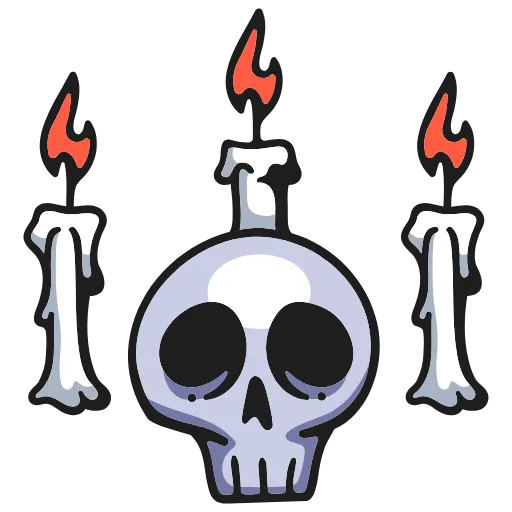 Стикер 34 Hd Skulls
