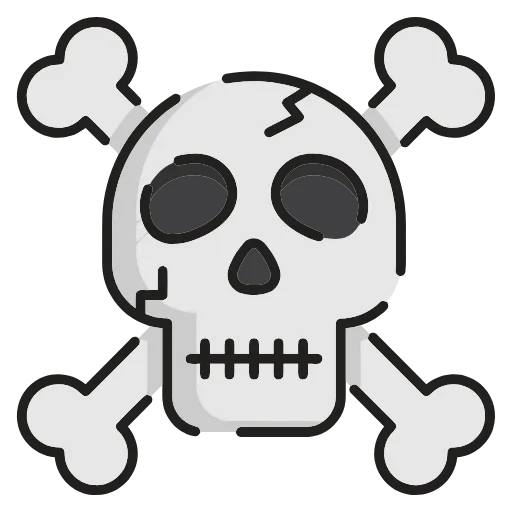 Стикер 14 Hd Skulls