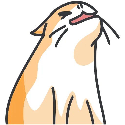Стикер 4 Strange cat
