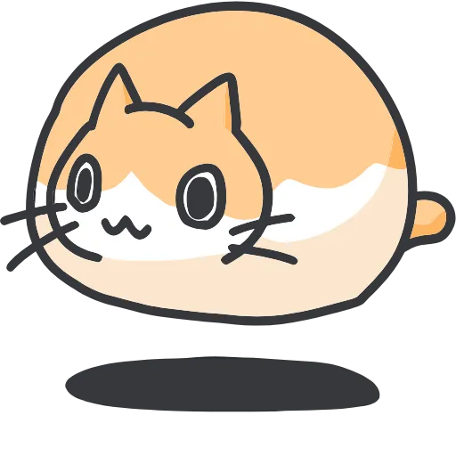 Стикер 60 Strange cat