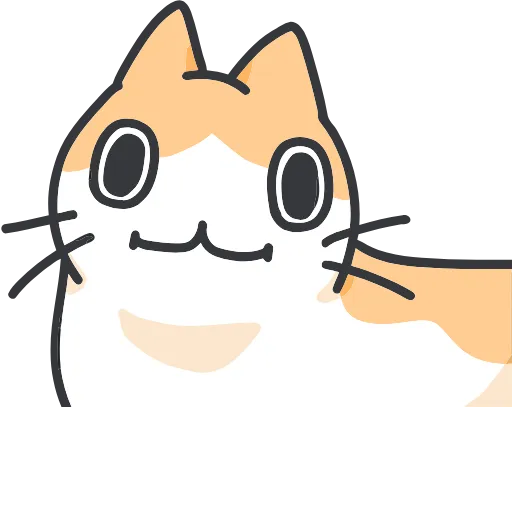 Стикер 39 Strange cat