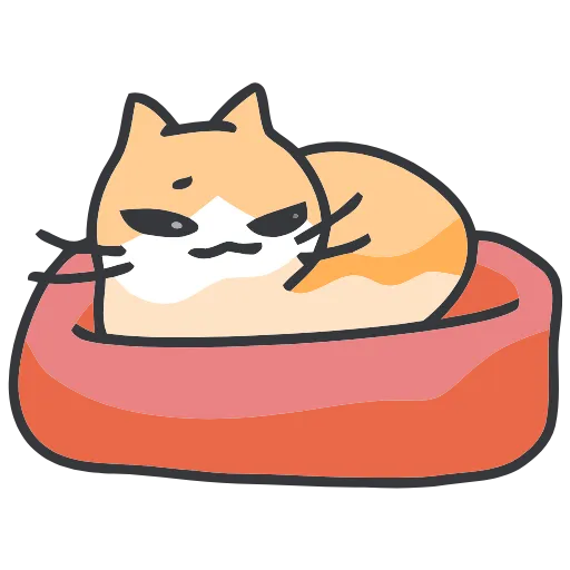 Стикер 20 Strange cat