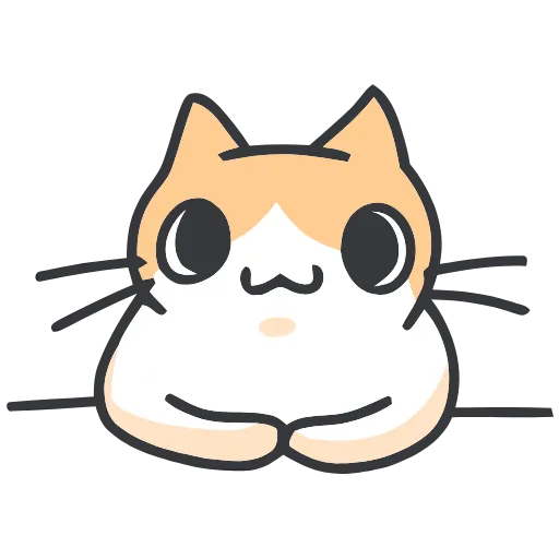 Стикер 10 Strange cat
