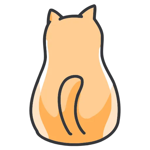 Стикер 22 Strange cat