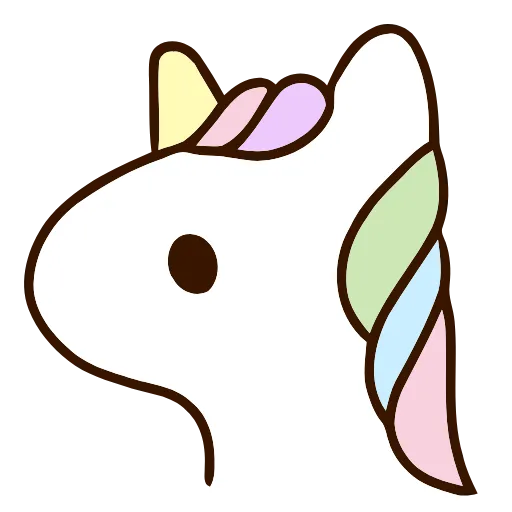 Стикер 31 Unicorn & Pegasus